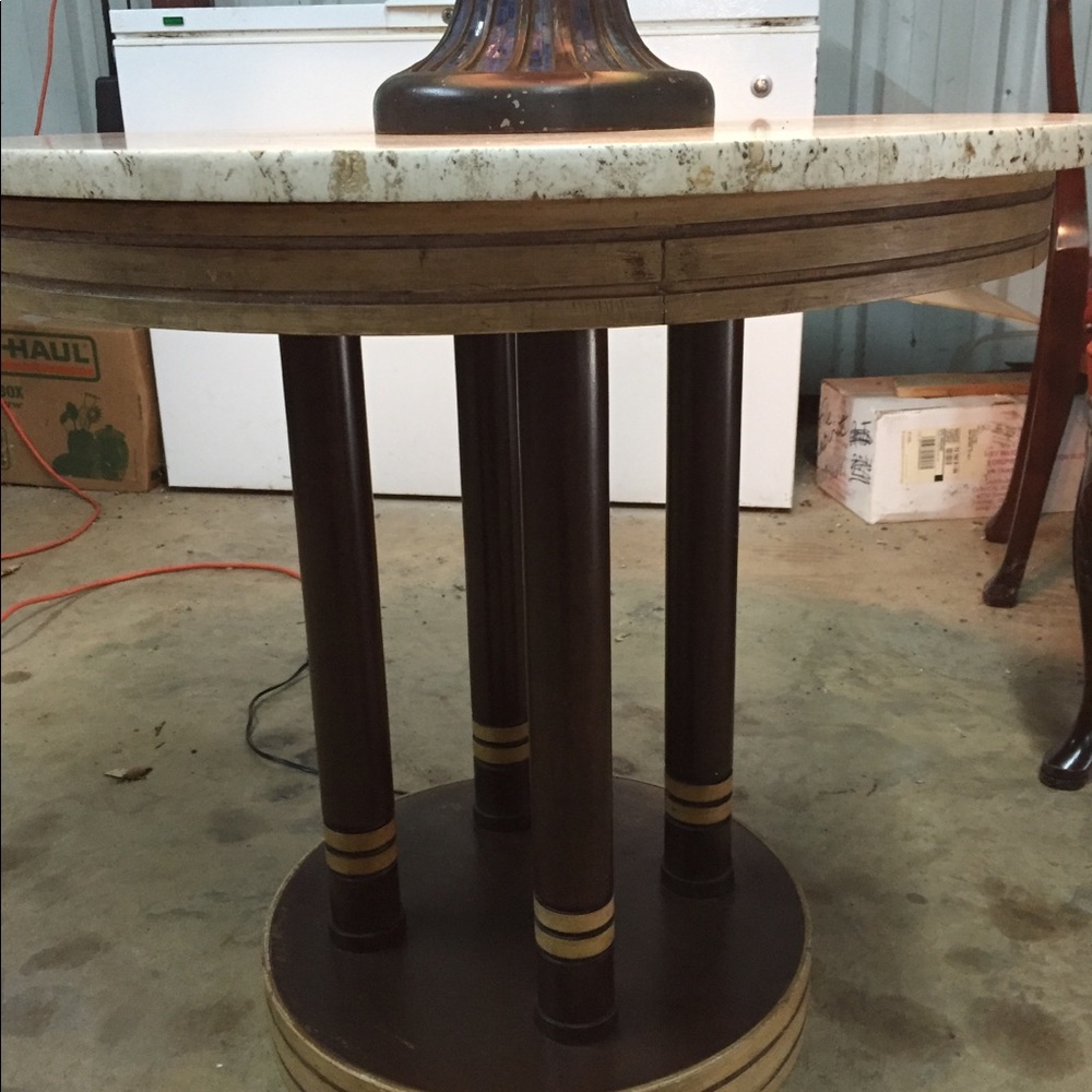 Marble table